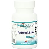 Nutricology Artemisinin Supplement - GI Tract Support, Pure Qinghaosu from Artemisia annua, Thujone-Free, Vegetarian Capsules - 90 Count