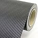 3M CA-421 DI-NOC BLACK CARBON FIBER 3in x 5in (SAMPLE SIZE) Flex Vinyl Wrapping Film