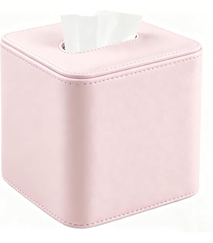 Amazon.com: BUNCHBRAVO Pink Macrame Tissue Box Cover - Woven  display picture 3