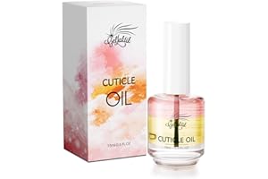 GELLAKTIK Cuticle Oil, 15ml Cuticle Oil for Nails on Brush with Vitamin E & Rose Oil, Nourishing, Strengthening, Moisturizing, Repairs Dry Cuticles & Damaged Nails, Fast Absorbing Nail Treatment