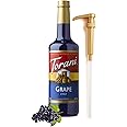 Grape Flavor Syrup 25.4 Ounces Coffee Flavoring for Drinks with Fresh Finest Coffee Syrup Pump