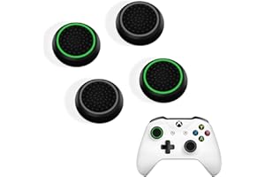 DLseego 4PCS Thumb Grips Caps for Xbox One X S PS5 PS4 PS3 PlayStation DualSense Switch Pro Wireless Controller Steam Deck, S