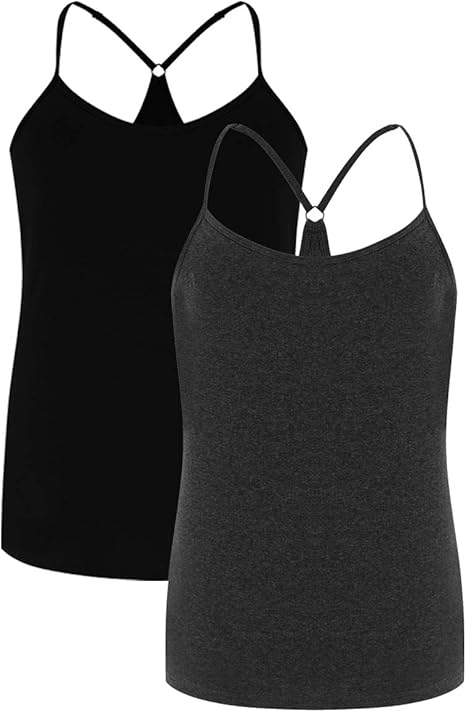 spaghetti strap with built in bra