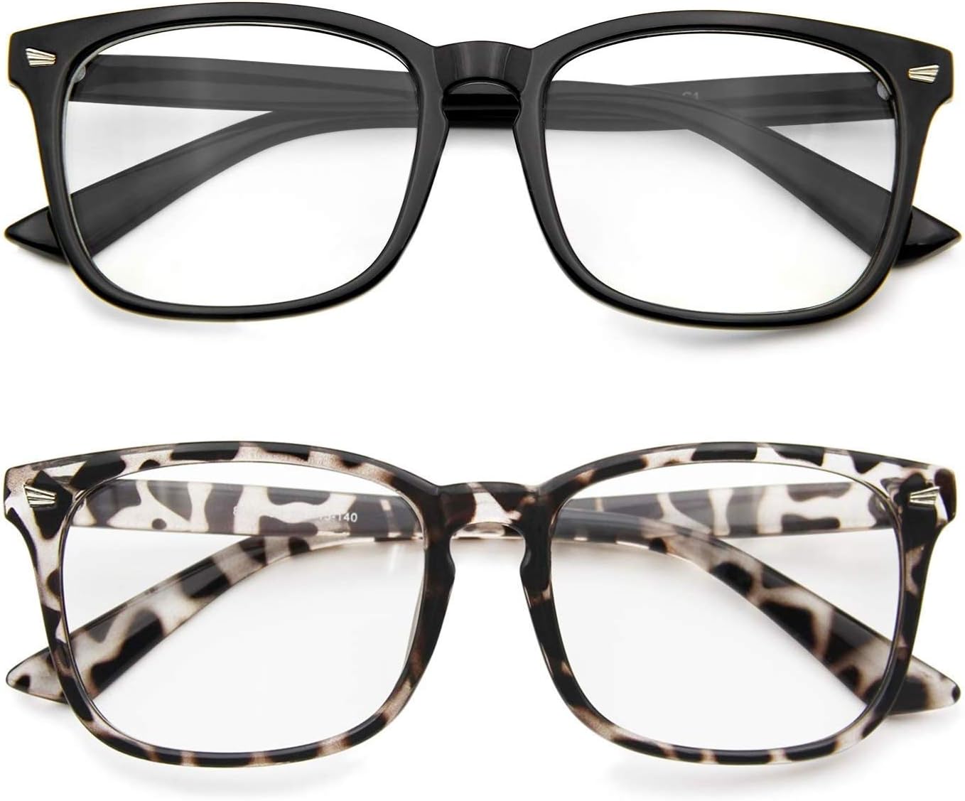 Blue Light Blocking Glasses, Computer Reading/Gaming/TV/Phones Glasses for Women Men,Anti Eyestrain & UV Glare