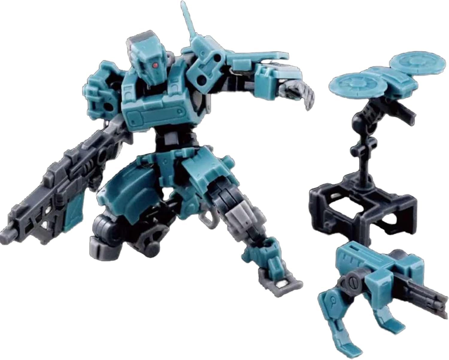 Toyverse MoRise Hobby 1/24, Figura Model Kit, FIFTYSEVEN No.57 Armored Puppet Battle Type.5 Blue, Movable Joints Character Model, 15 Years and Up