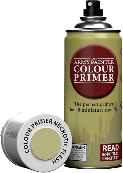 The Army Painter Necrotic Flesh Colour Primer 400ml Acrylic Spray Undercoat