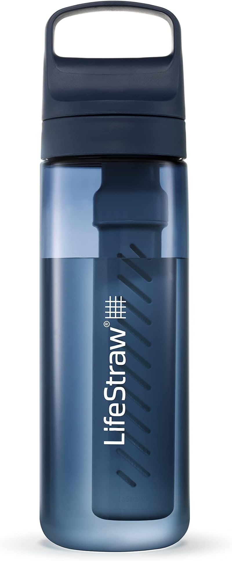LifeStraw Go Series BPA-Free Water Filter Bottle 22oz Aegean Sea