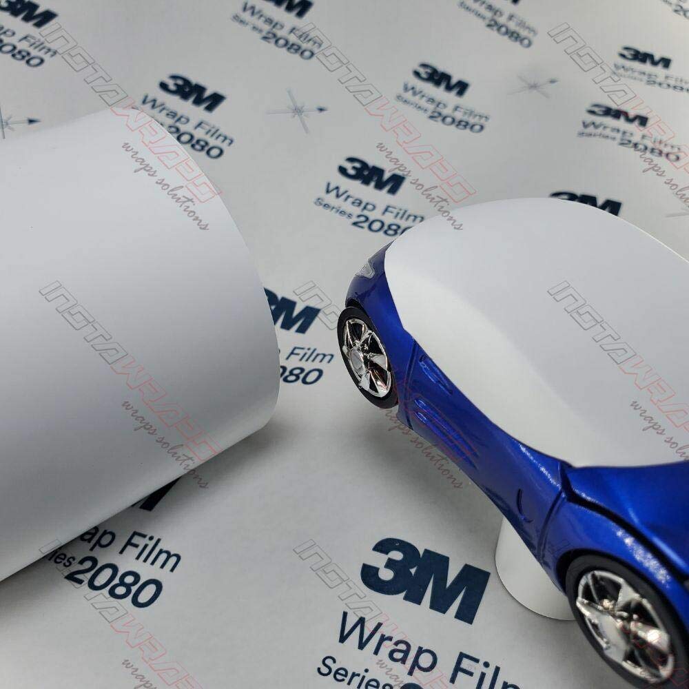 3M 1080 Matte White | M10 | Vinyl CAR WRAP Film (5ft x 10ft (50 Sq/ft)) w/Free-Style-It Pro-Wrapping Glove