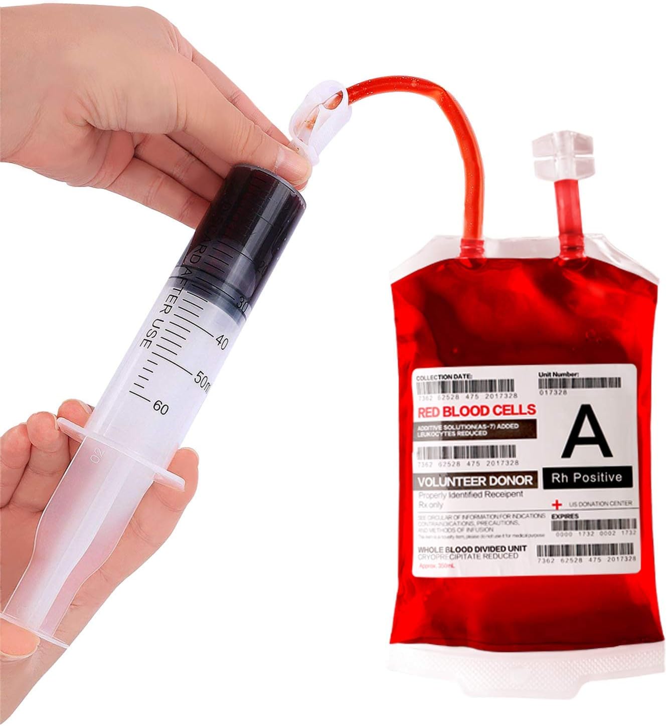 Amazon Com Blood Bag For Drinks Reusable Drink Pouches Iv Blood