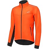 ARSUXEO Thermal Insulated Winter Cycling Jacket for Men Windproof Water-Resistant Bike Bicycle Jackets