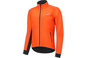 ARSUXEO Thermal Insulated Winter Cycling Jacket for Men Windproof Water-Resistant Bike Bicycle Jackets