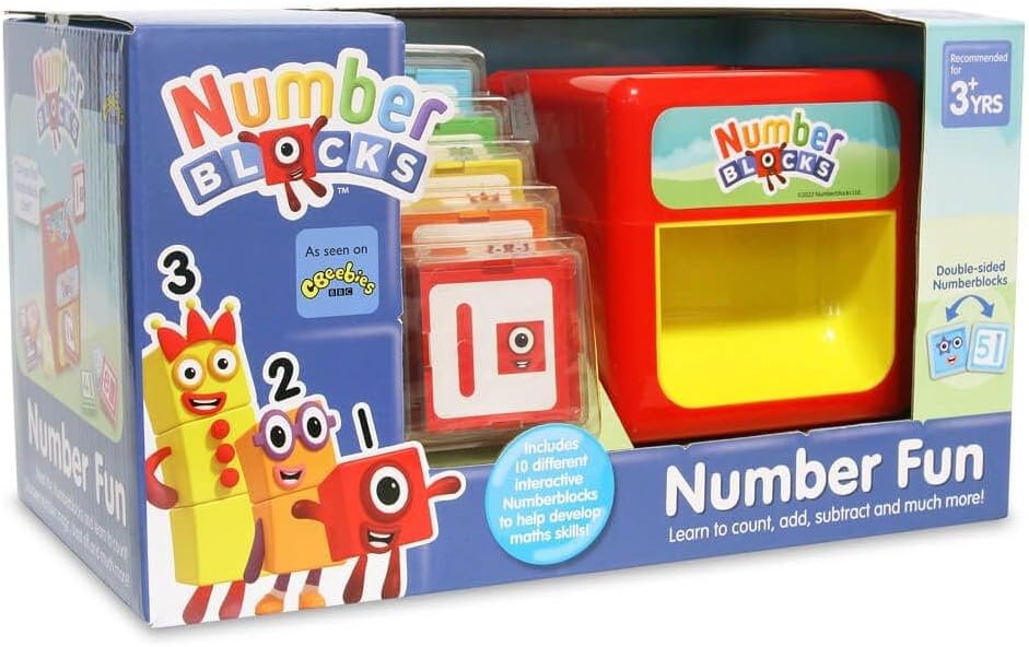 Numberblocks Number Fun Toy - Learn Count Add Subtract Maths 8 Activities 3+