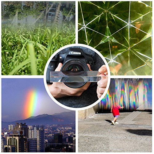 Occer Photography Prism Triangular Crystal Optical Glass Portable Rainbow Maker Refractor for Photography,Teaching,Experiments,Spectrum Physics,Decoration,Gifts with a Carry Bag