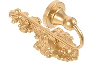 HANABASS Cast Iron Wall Candle Sconce Metal Wall Hanging Sconce Vintage Candle Holder Decorative for Living Room Bedroom Home Weddings Event Yard Channel, Golden