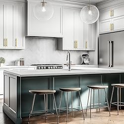 HOME EDIT Brushed Brass Cabinet Handles 5 Inch Hole