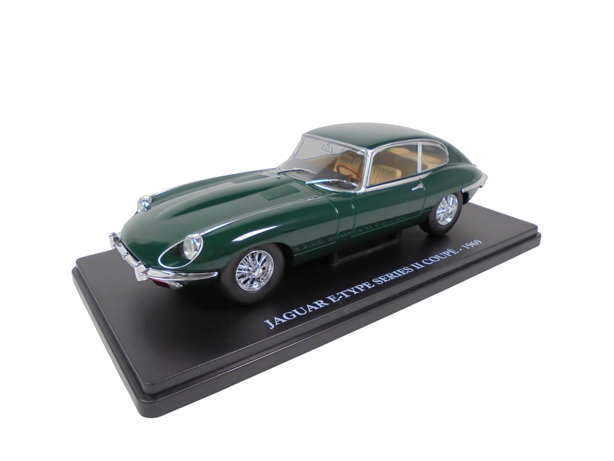 Photo 1 of - 1/24 Scale diecast Model car Compatible with Jaguar E-Type Series II Coupe (1969) -VC050