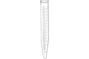 EISCO Graduated Centrifuge Tube, 15Ml - Borosilicate 3.3 Glass, Conical Shape - 0.2Ml White Graduations - Eisco Labs