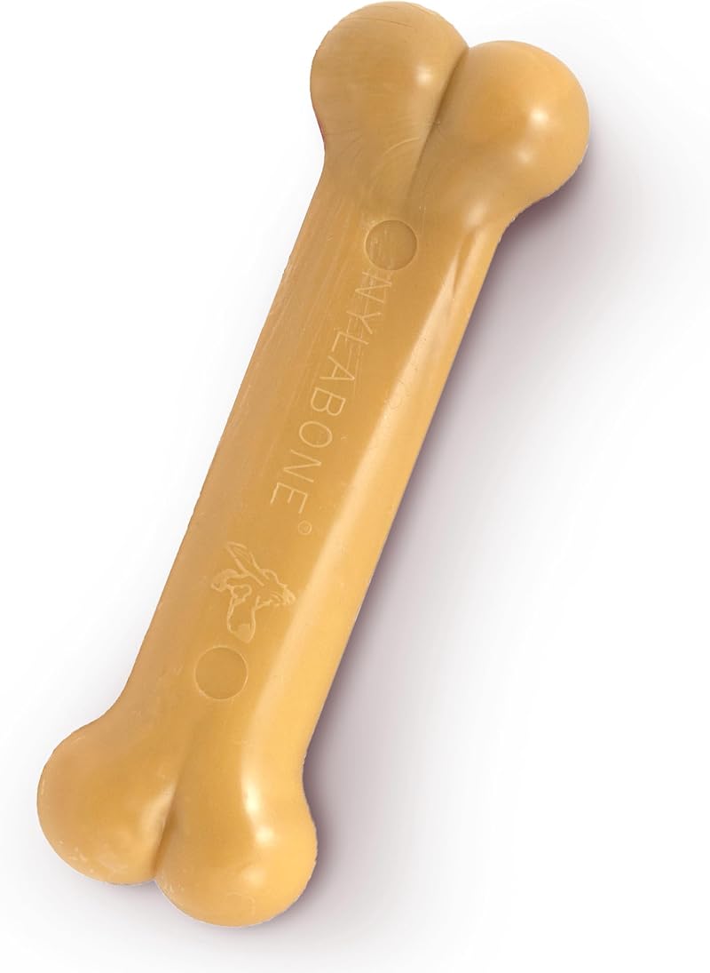 Nylabone Dura Chew Extreme Dog Toy Bone Peanut Butter Flavor M up to 16 kg