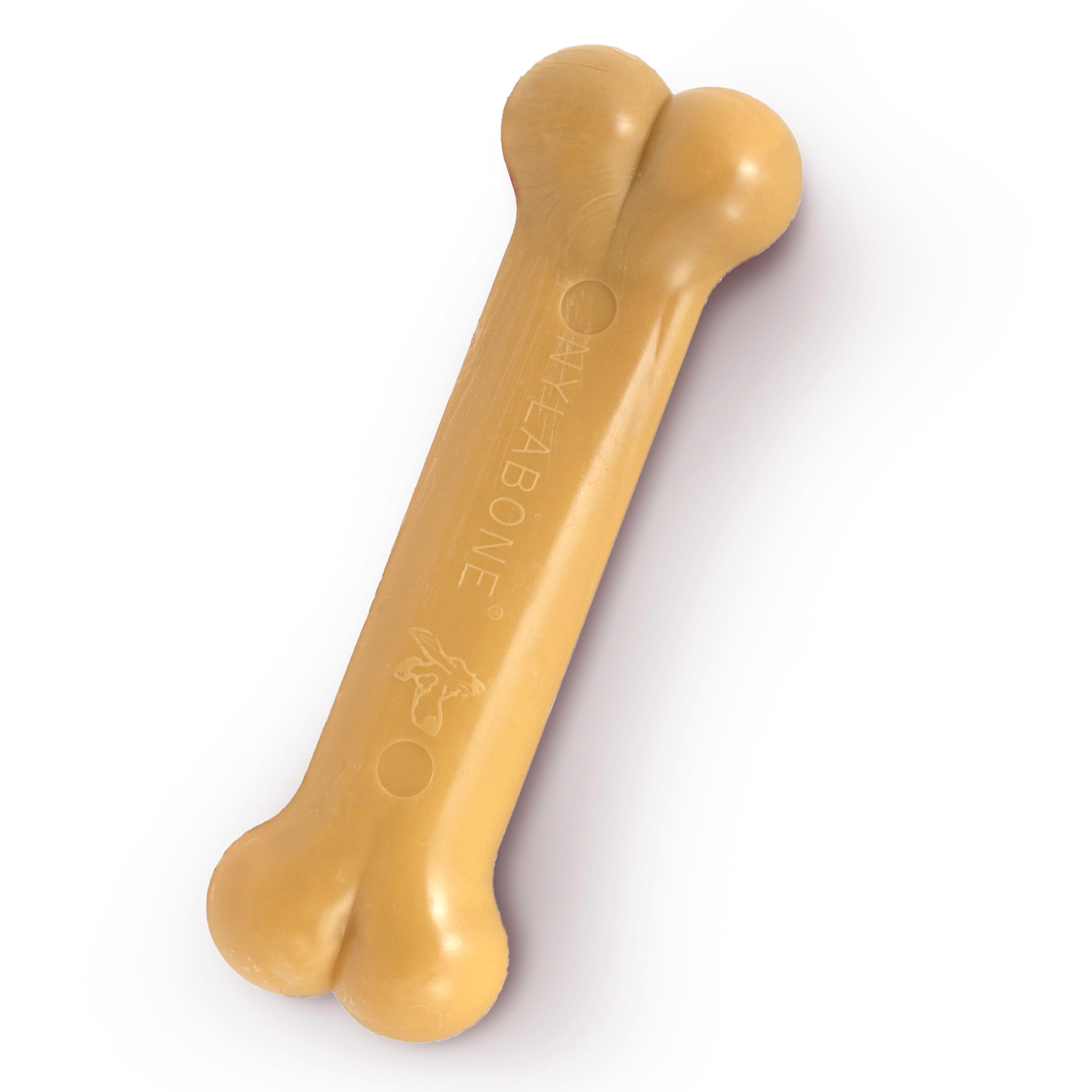 Nylabone Dura Chew Extreme Tough Dog chew Toy Bone, Allergen Free Peanut Butter Flavour, S, for Dogs Up to 11 kg