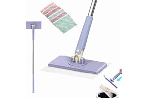 Snap Grip Mini Mop - Cloth Changing Mini Mop, 2026 new Multifunctional Cleaning Mops with 10 Cloths, 360° Rotating Head Lazy 