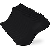 ATBITER 12 Pairs Ankle Socks Women and Men Low Cut No Show Athletic Running Short Socks