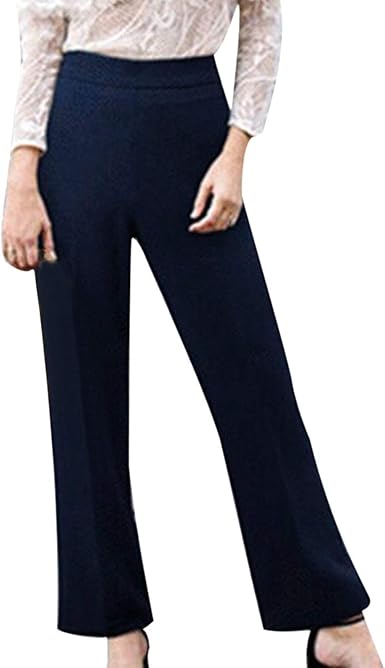 Women Plus Size Trousers New Solid Color Loose Wide Leg Pants