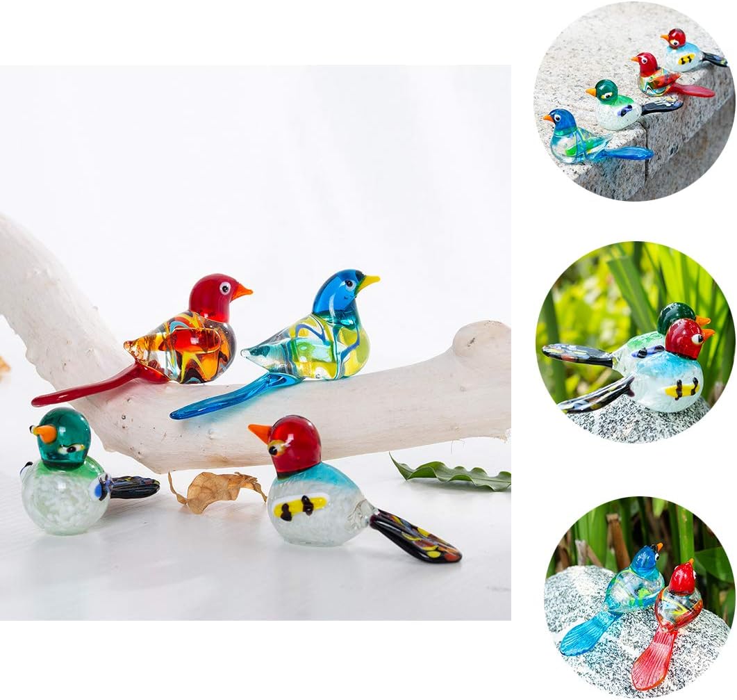 crystalsuncatcher H&D Art Glass Blown Animal Figurine (Style7)