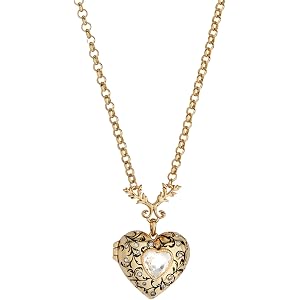 Alex and Ani Twilight Spider Monkey Locket Necklace | Opens to Reveal Bella & Edward Enamel Charm | Silver-Plated & Crystal |