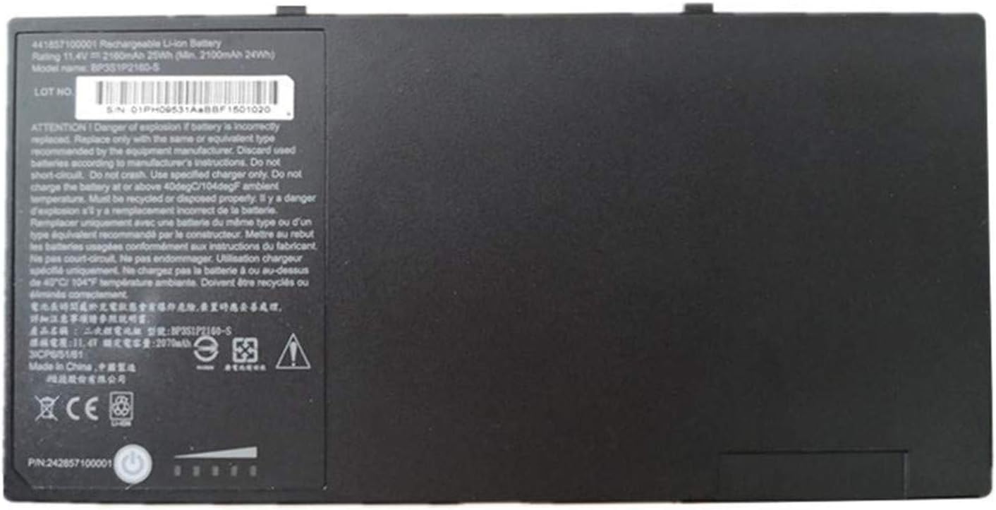 BP3S1P2160 BP3S1P2160-S 441857100001 3ICP6/51/61 Laptop Battery Replacement for Getac F110 Tablet (11.4V 25wh 2160mAh)
