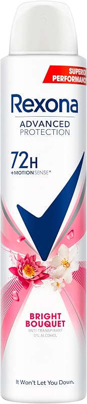 - Déodorant Advance Protection Bright Bouquet 72 h pour Femme 200 ml - Pack de 6