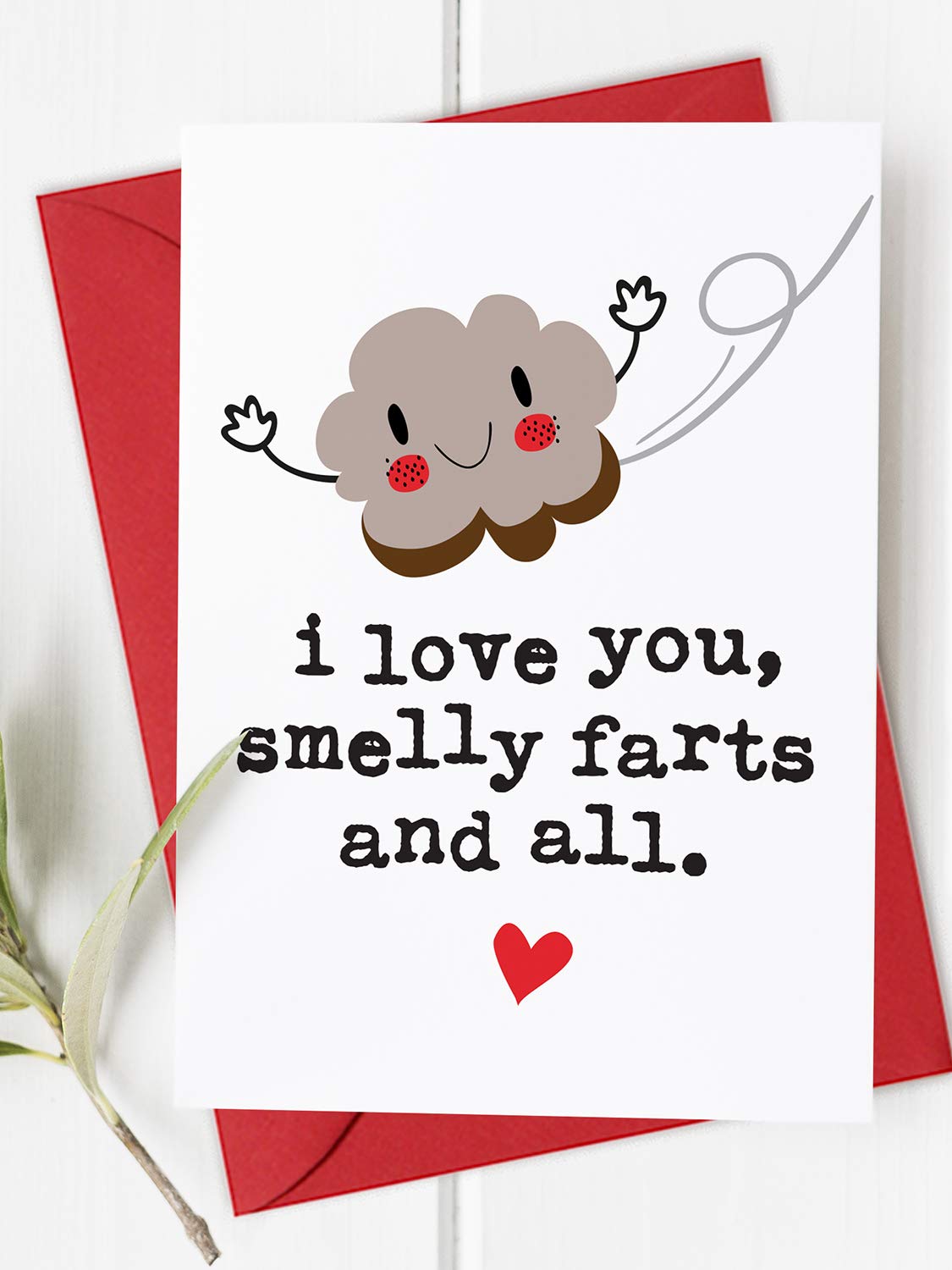 Funny Anniversary Card/Birthday Card for Him/Husband, Funny Valentines Day Cards, Smelly Farts Card, Funny Fart Gifts for Men, Birthday Card, Humour, Valentine's Gift, Boyfriend, Partner