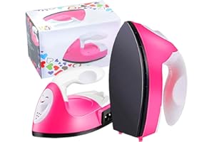 ACHENYUANYUAN Mini Heat Press Small Iron Portable Heat Press Machine Mini Craft Iron with Charging Base Accessories for DIY T-Shirts, Shoes, Bag and Hats Heat Transfer Vinyl Projects