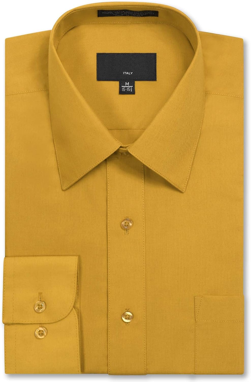 Allsense Men's Long Sleeve Regular Fit Dress Shirts at  Men’s Clothing store