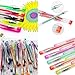 Glitter Gel Pens for Adult Coloring Books, 32 Unique Glitter Pens Neon Colored Pens Art Markers for Drawing Doodling Crafts Scrapbooks Bullet Journal, Sparkle Gel Pen Marker Set (96 colors)