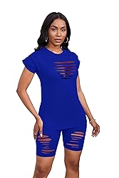 PINSV Women 2 Piece Outfits Summer Sweatsuits Track