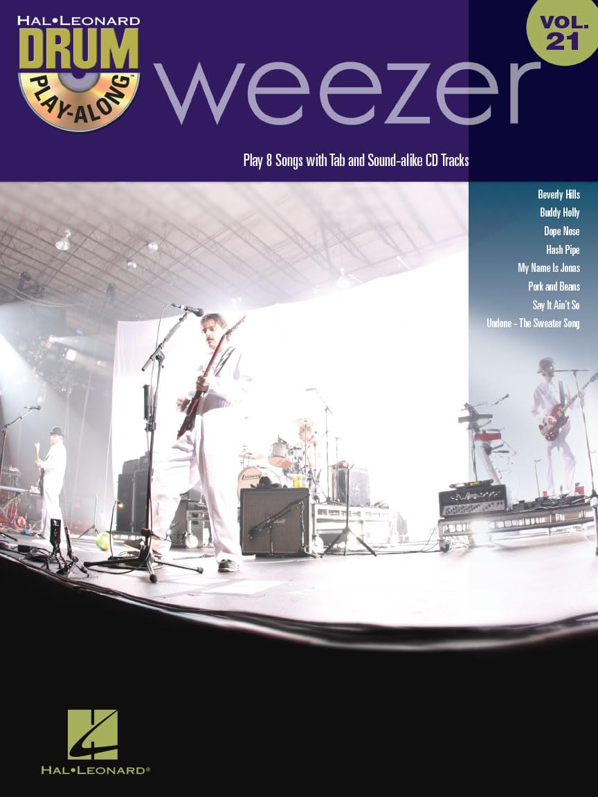 Weezer: Drum Play-Along Volume 21 (Hal Leonard Drum Play-Along)