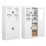 AFAIF Glass Display Cabinet Curio Cabinet with