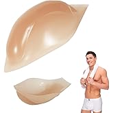 TJR Mens Bulge Enhancing Underwear Insert – Silicone Padded Cup for Men’s Underwear & Swimwear – Male Package Enhancer Pad