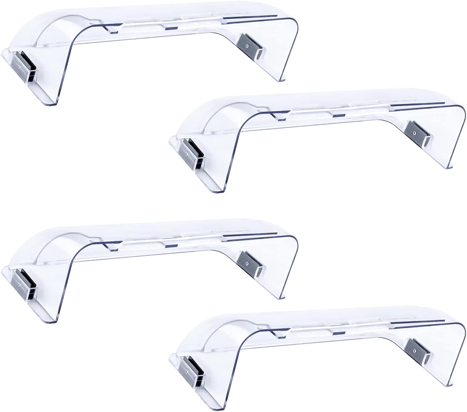 Registers, Grilles & Vents - Air Vent Deflector Ceiling AC Air Vent Deflector Magnetic Vent Covers for Ceiling Magnetic Adjustable Air Vent Deflector Vent Deflectors for Home Ceiling,Adjust Between 8”-14” Air Deflectors 4 Packs