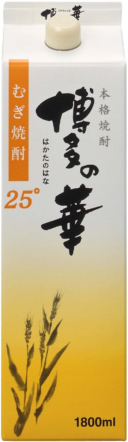 福徳長 博多の華 麦 パック [ 焼酎 25度 福岡県 1800ml ]商品画像