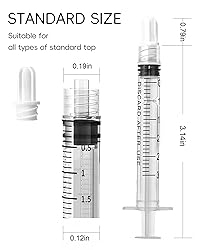 3ml Luer Lock Syringe without Needle - 3cc Plastic