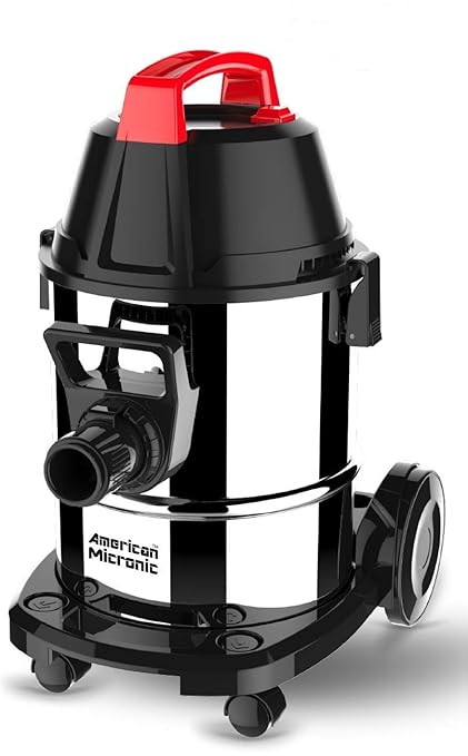 American MICRONIC AMI-VCD21-1600WDx- 21 Litre Stainless Steel Wet & Dry Vacuum Cleaner