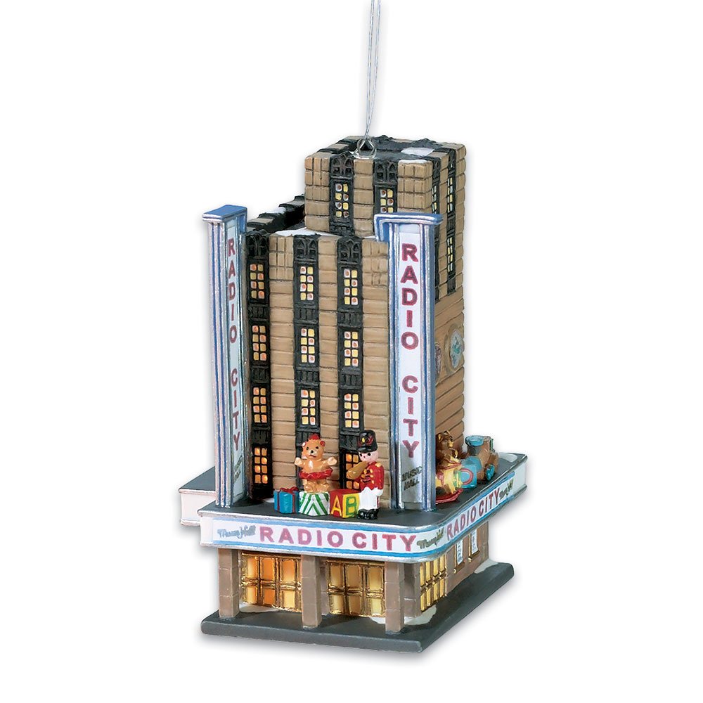 Christmas In The City Dept 56 Radio City Music Hall Lit Ornament 59432 By Christmas In The City Village Amazon In Home Kitchen Dept 56 Christmas In The City