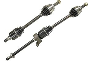 DRIVE TECH AMERICA DTA BW25012502 front Left Right Pair - 2 New Premium CV Axles Compatible With Mini Cooper Supercharged With 6spd Manual Trans 2002-2008. Passenger Side with Bracket