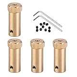 4 Pack 7mm Flexible Coupling Connector, DC Gear