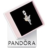 PANDORA Cupid Dangle Charm | Sterling Silver &amp; 14k Gold Plated, Compatible with PANDORA Moments &amp; ME, Jewelry for Women with Gift Box, Valentine's Gift