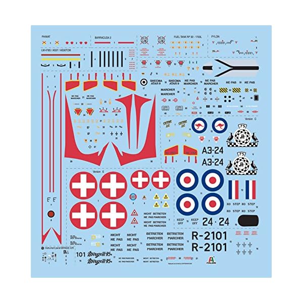 Italeri 2510-1:32 Mirage III E/R Flugzeug – Bild 4