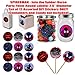 Spiderman Into The Spider-Verse Stickers - Large 2.5” Round Circle Stickers to Place onto Party Favor Bags, Cards, Boxes or Containers -12 pcs, Avengers Marvel Comics Super Hero