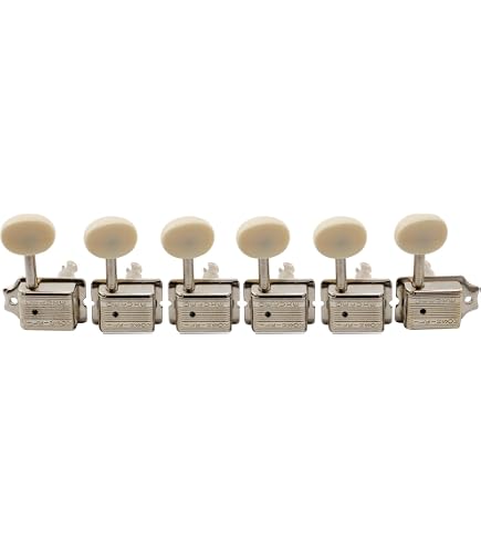 Fender American Vintage Stratocaster/Telecaster Left-Handed Tuning Machines - Nickel Plated Steel Guitar Tuners