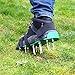 Ohuhu Heavy Duty Lawn Aerator Shoes with 4 Adjustable Straps & Strong Zinc Alloy Buckles, Spiked Sandals for Lawn